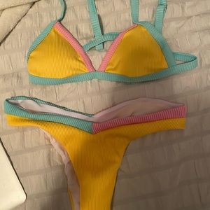 Multicolor bikini set